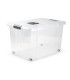 CAJA PLAST. 55L. PLATA 59X40X35 CM.