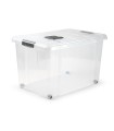 CAJA PLAST. 55L. PLATA 59X40X35 CM.