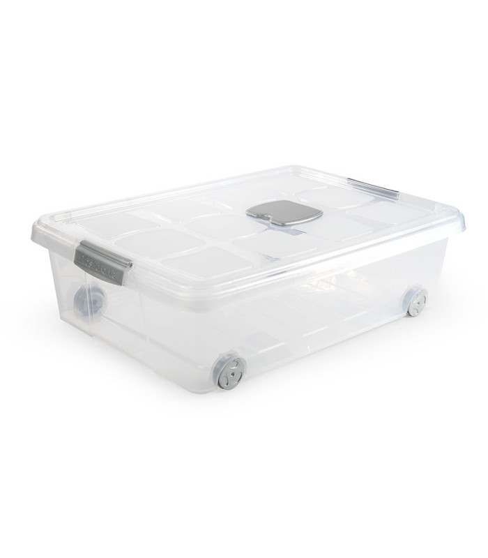 CAJA PLAST. 31L. PLATA 62X45X18 CM.