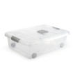 CAJA PLAST. 31L. PLATA 62X45X18 CM.