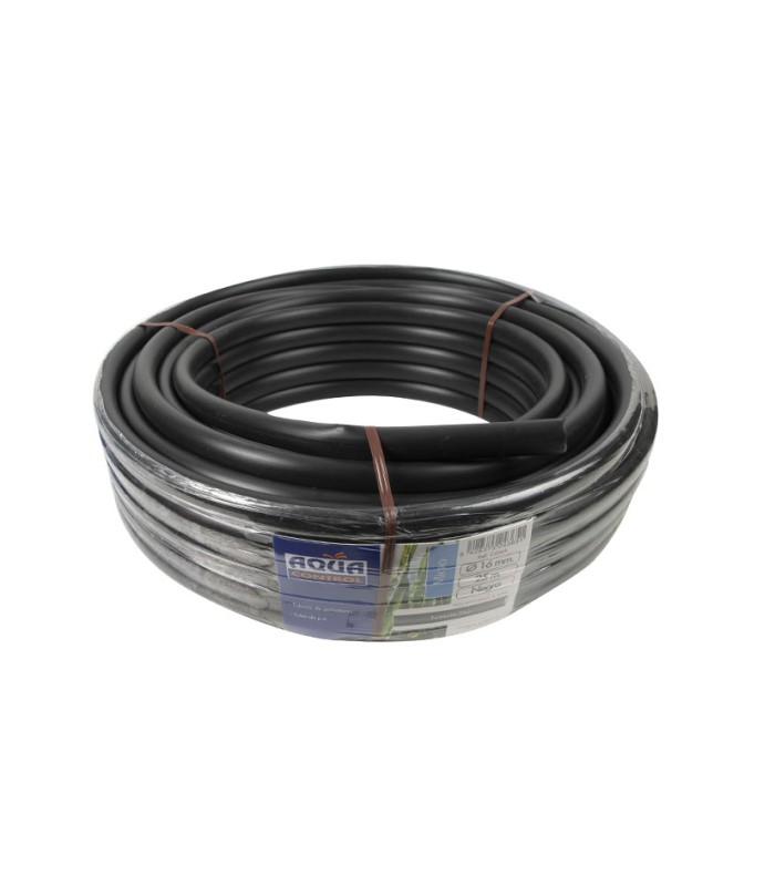 RIEGO GOTEO. TUBERÍA 16MMX25M. NEGRO