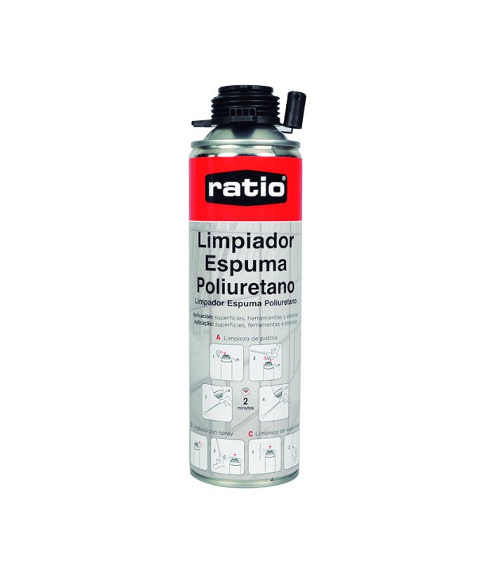 LIMPIADOR ESPUMA PU RATIO 500ML