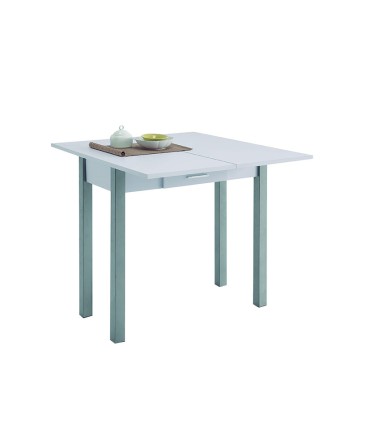 MESA COCINA  LIBRO. 90X40/80XH76 CM. BL