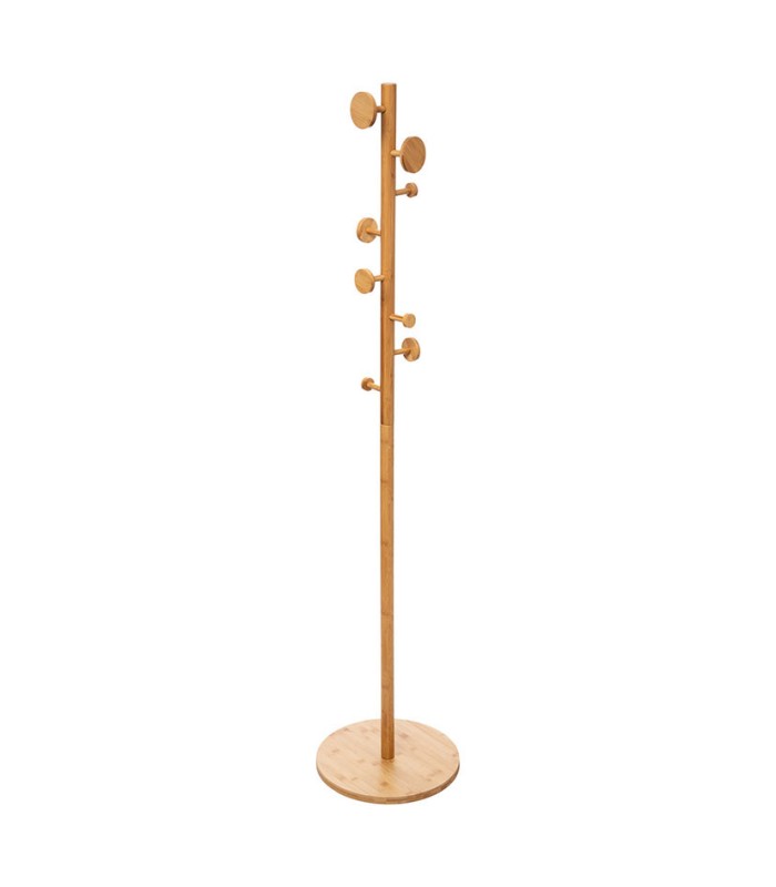 PERCHERO 38XH.175 CM. 8 POMOS BAMBU