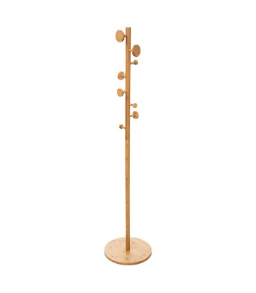 PERCHERO 38XH.175 CM. 8 POMOS BAMBU