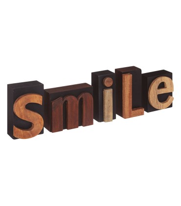 DECORACION SMILE 58X7XH.19 CM.