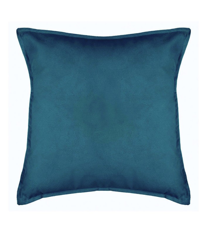 COJÍN LILOU 45X45CM.POLIESTER AZUL