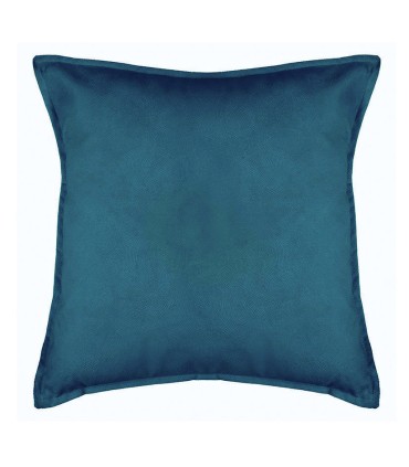 COJÍN LILOU 45X45CM.POLIESTER AZUL