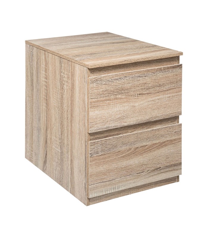 MESITA DE NOCHE 2 CAJONES DOLO