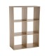 ESTANTERIA MIX N MODUL 6 ESTANTES NAT.