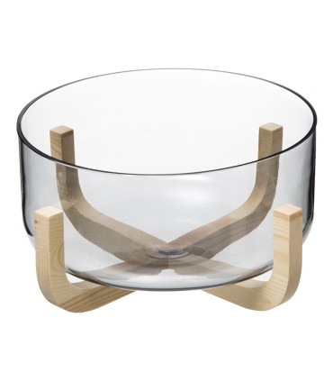 ENSALADERA CRISTAL C/BASE 24 CM.