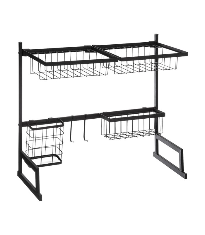 ORGANIZADOR FREGADERO METAL. NEGRO