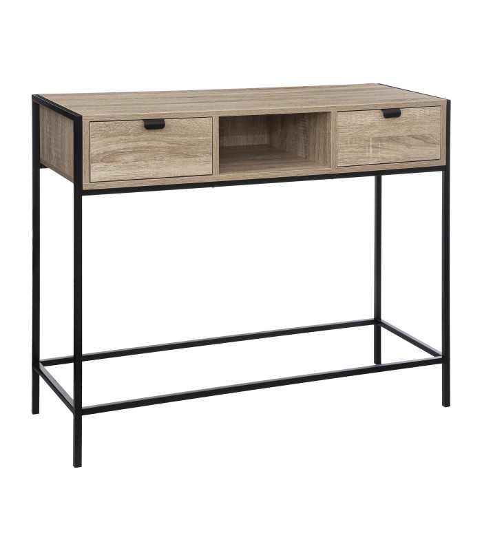 CONSOLA ALIAJ ROBLE NAT. 100X35XH.80 CM.