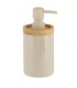 DOSIFICADOR JABON POLIRESINA BEIGE