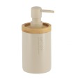 DOSIFICADOR JABON POLIRESINA BEIGE