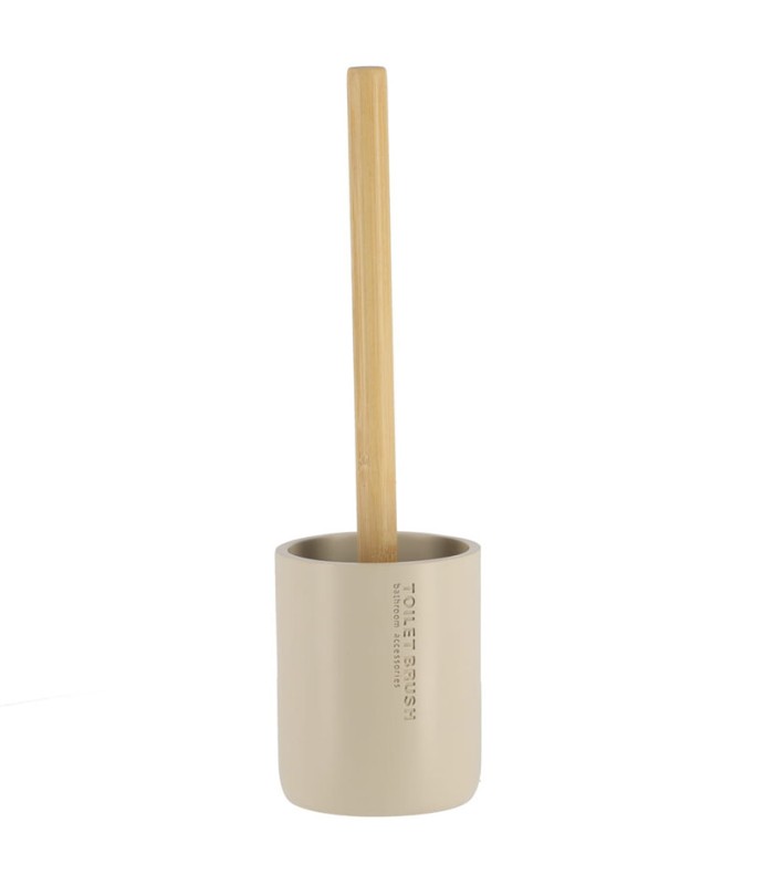 ESCOBILLERO POLIRESINA/BAMBU BEIGE