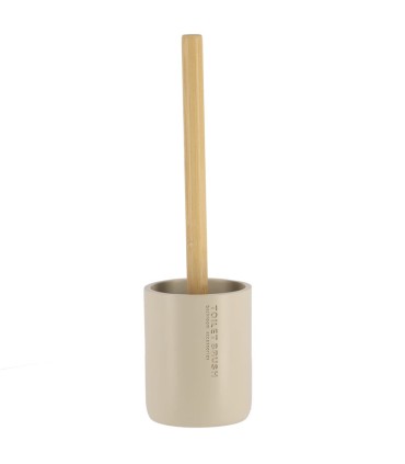 ESCOBILLERO POLIRESINA/BAMBU BEIGE