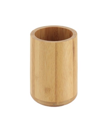 SERIE BAÑO BAMBU. VASO REDONDO
