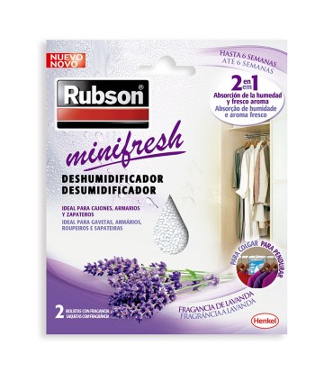 DESHUM. ARMARIOS MINIFRESH 2X50G.LAVANDA
