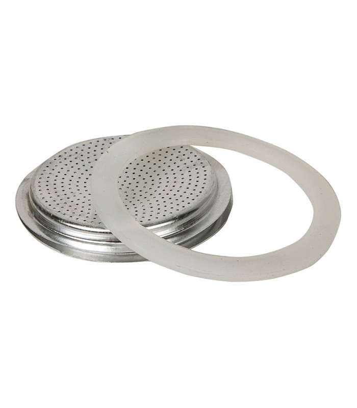 CAFETERA A. INOX. REC. FILTRO+JUNTA 4T