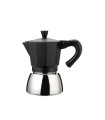 CAFETERA ACERO ALUM. DARK 3 TZ.HABITEX