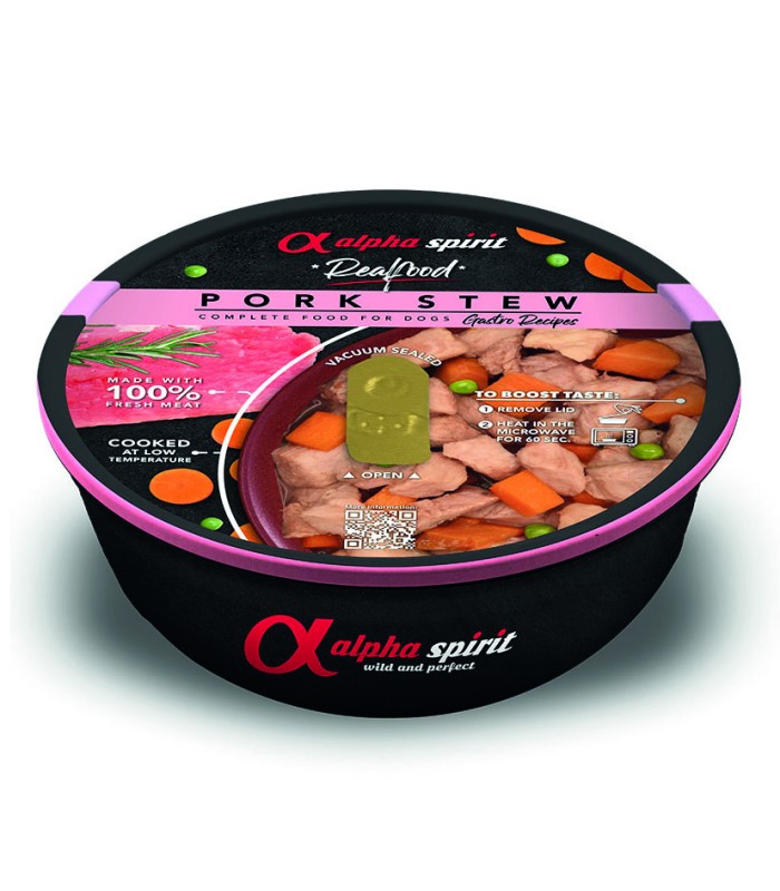 COMIDA PERRO ALPHA SPIRIT CERDO 280GR