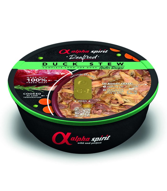 COMIDA PERRO ALPHA SPIRIT PATO 280GR