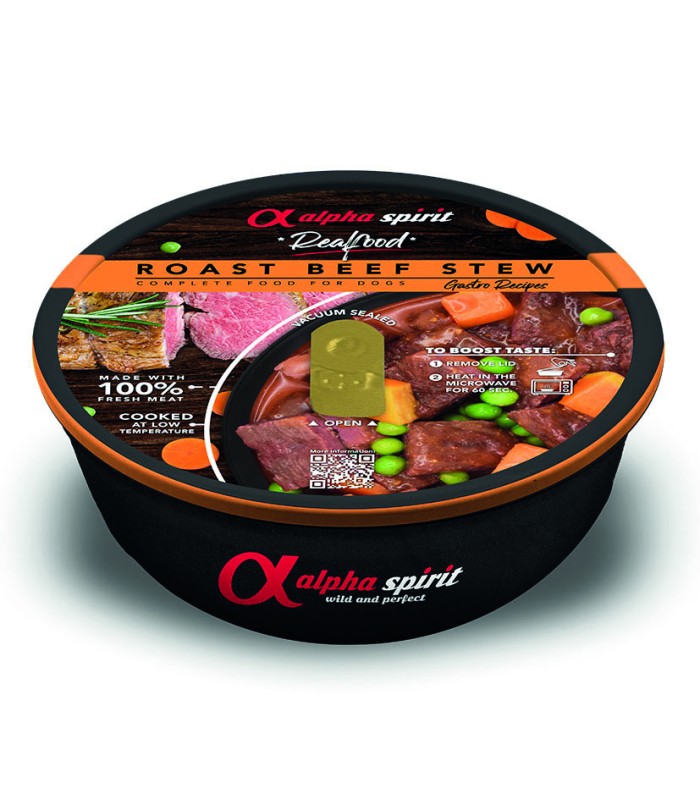 COMIDA PERRO ALPHA SPIRIT TERNERA 280GR