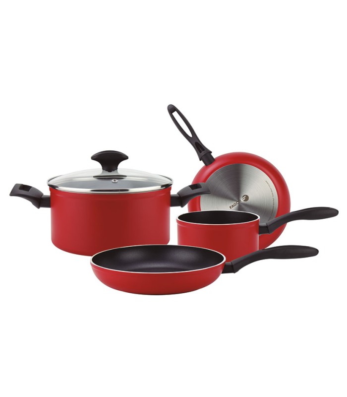 BATERIA COCINA 5 PZAS. MAXIMA ROJA FAGOR