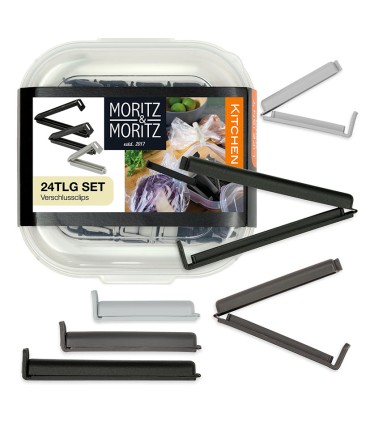 PINZAS BOLSAS ALIM. 24 UN. MORITZ&MORITZ