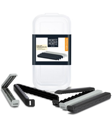 PINZAS BOLSAS ALIM. 5 UN. MORITZ&MORITZ