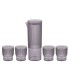 SET JARRA 1,1L+4 VASOS NEVE PS AHUMADO