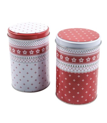 SERIE TIN. CAJA METAL.DIA.9XH.13 CM.SURT