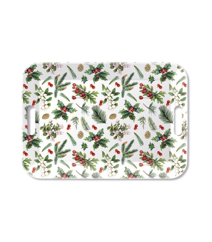 SERIE WINTER GREENERY.BANDEJA 33X47CM.