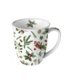 SERIE WINTER GREENERY.MUG PORCELANA 10CM