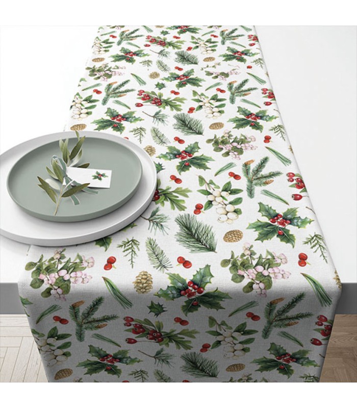 SERIE WINTER GREENERY.CAMINO MESA 150CM