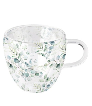 SERIE EUCALIPTUS. TAZA CRISTAL 200 ML