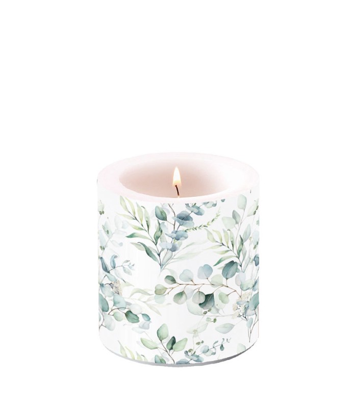 SERIE EUCALIPTUS. VELA 9X7,5 CM.