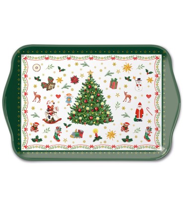 SERIE CHRIST.EVERGREEN.BANDEJA 13X21 CM.