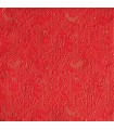 SERVILLETA 33X33CM. GRABADA LISA ROJA