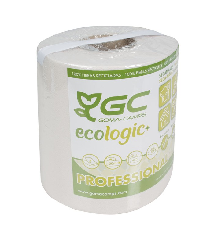 PAPEL SECAMANOS RECICLADO 2CAPAS 450 USO