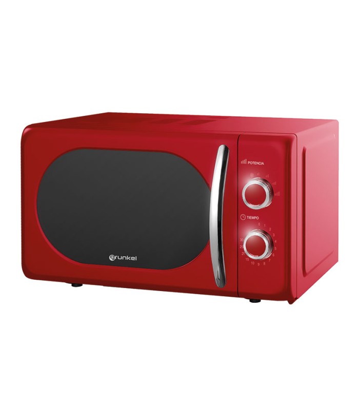 MICROONDAS VINTAGE ROJO GRUNKEL