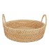 BANDEJA CHAKA RATTAN 35X9 CM. CON ASAS