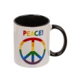 TAZA GRES 325 ML. DECO PEACE OOTB