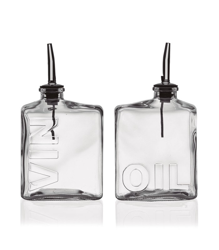 SET ACEITERA / VINAGRERA CRISTAL 450 ML