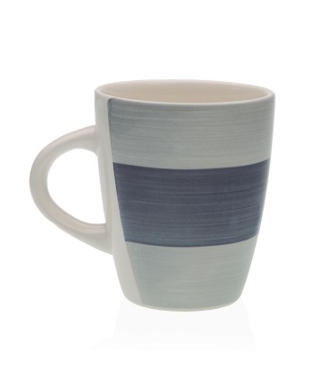 MUG LEANNE 350 ML. GRES AZUL