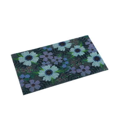 FELPUDO FLORAL 40X70 CM.