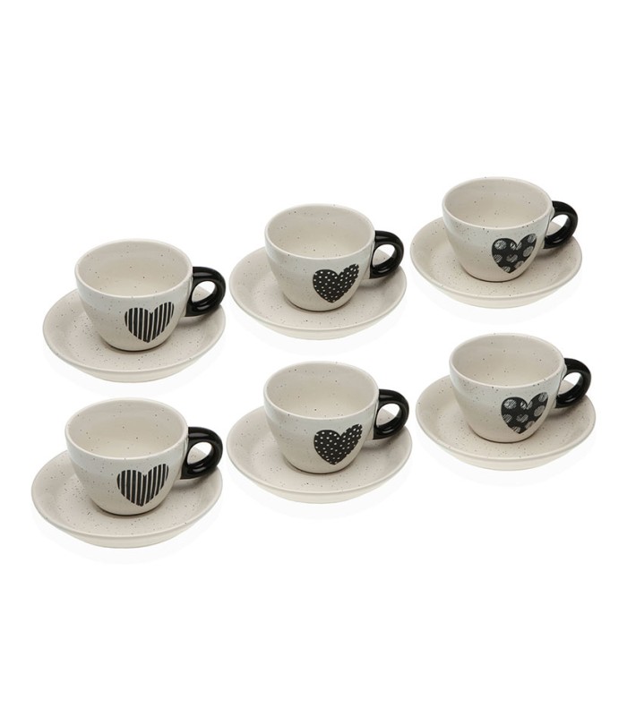 JGO. 6 TAZAS CAFE CON PLATO. NATHALIE