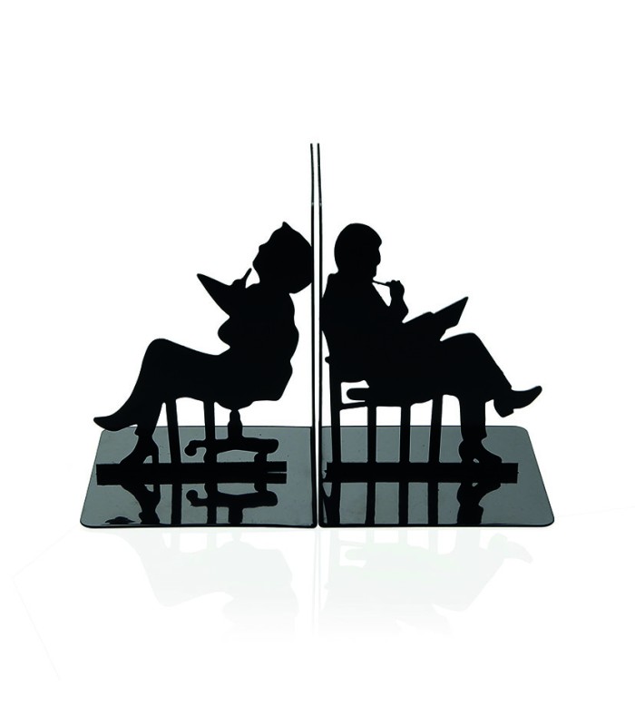 SUJETALIBROS METALICO LECTORES