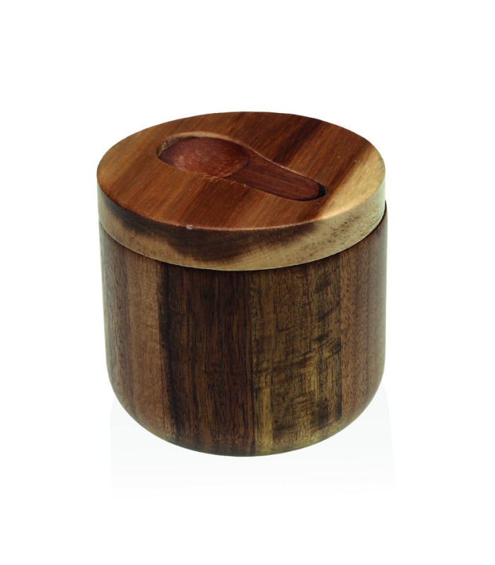 BOTE ESPECIAS CON CUCHARA 10X10X9,6CM.